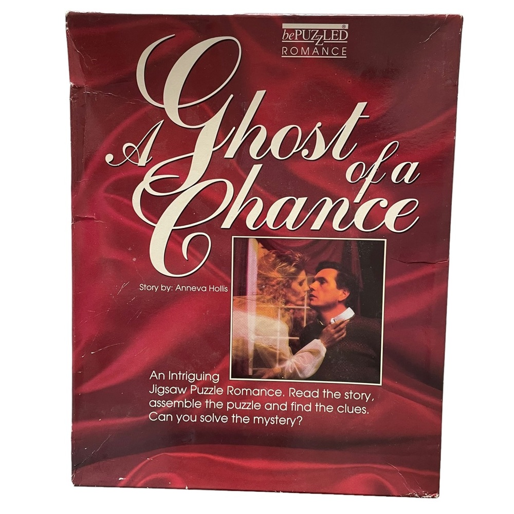 500 Piece Jigsaw Puzzle BEPUZZLED Romance A Ghost of a Chance Mystery Vintage